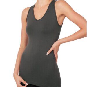 *** Basic Babe: Ash Gray Layering Tank Large/X-Large